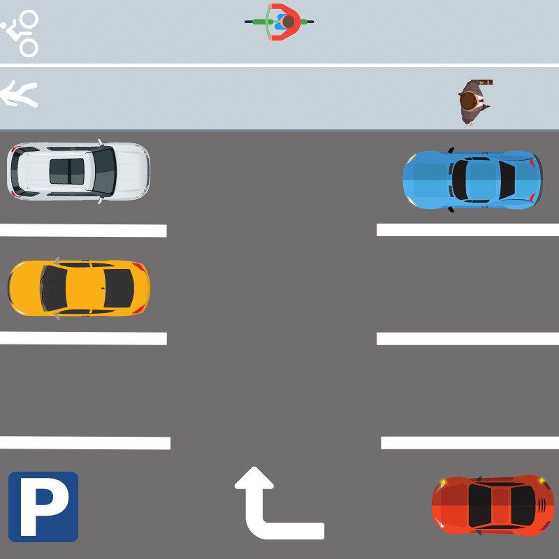 parking and charging vehicles