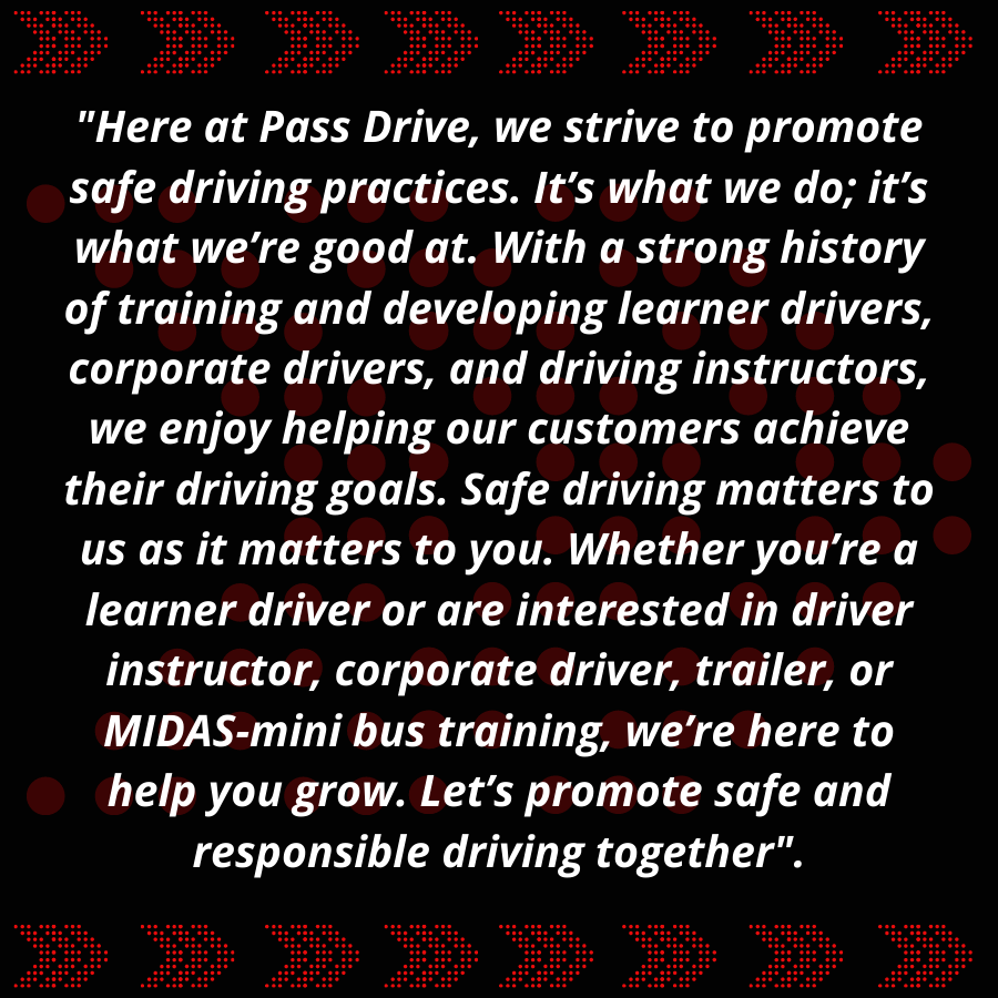 Pass Drive Driving School - Mission Statement